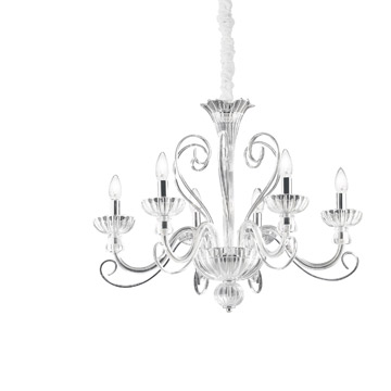 Ideal Lux 090252 ALEXANDER SP6 подвесной светильник прозрачный