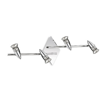 Ideal Lux 089584 ALFA PL4 CROMO потолочный светильник хром Ideal Lux 089584 ALFA PL4 CROMO потолочный светильник хром