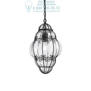 Ideal Lux 131788 ANFORA SP1 SMALL подвесной светильник черный Ideal Lux 131788 ANFORA SP1 SMALL подвесной светильник черный