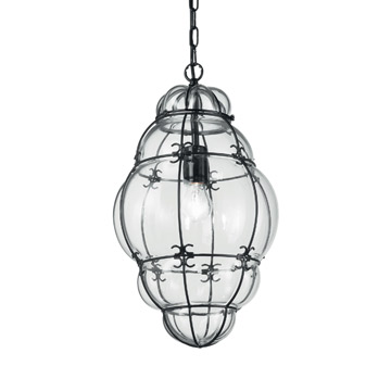 Ideal Lux 131795 ANFORA SP1 BIG подвесной светильник черный