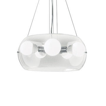 Ideal Lux 016863 AUDI-10 SP5 TRASPARENTE подвесной светильник прозрачный