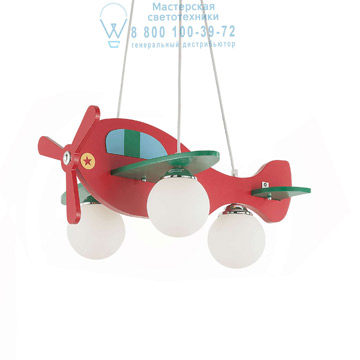 Ideal Lux 136318 AVION-2 SP3 (ROSSO/VERDE) подвесной светильник 