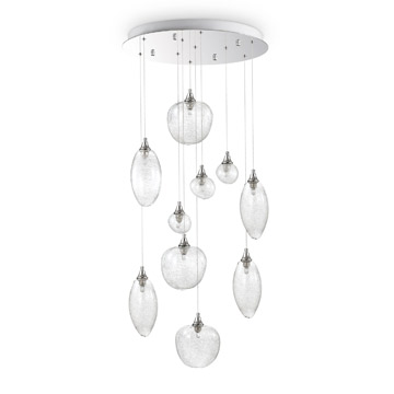 Ideal Lux 199795 BACO SP10 CROMO подвесной светильник хром Ideal Lux 199795 BACO SP10 CROMO подвесной светильник хром