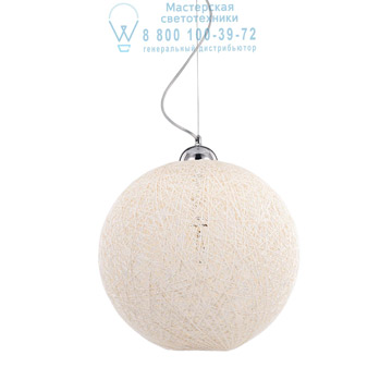 Ideal Lux 096162 BASKET SP1 D40 PANNA подвесной светильник белый