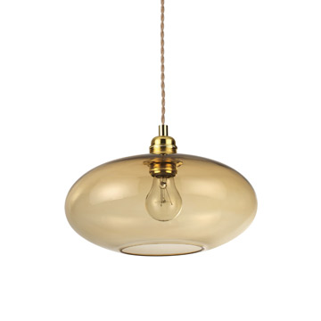Ideal Lux 207988 BLOB SP1 AMBRA подвесной светильник янтарный