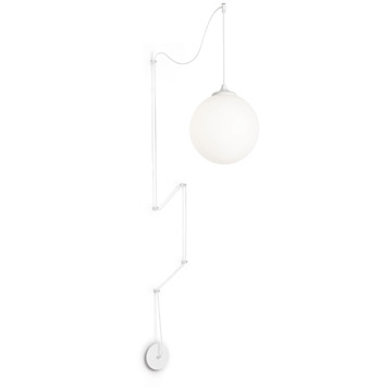 Ideal Lux 160863 BOA SP1 BIANCO подвесной светильник белый Ideal Lux 160863 BOA SP1 BIANCO подвесной светильник белый