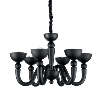 Ideal Lux 140339 BON BON SP6 NERO подвесной светильник черный