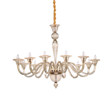 Ideal Lux 199405 BRIGITTA SP12 AMBRA подвесной светильник янтарный