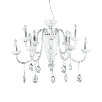 Ideal Lux 117782 CAMELIA SP11 BIANCO подвесной светильник белый Ideal Lux 117782 CAMELIA SP11 BIANCO подвесной светильник белый