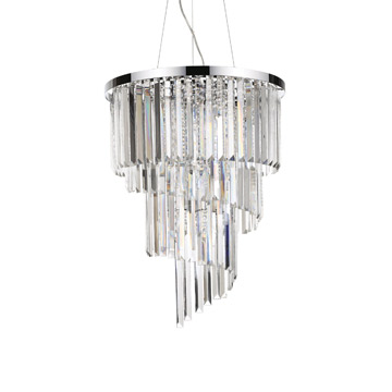 Ideal Lux 166247 CARLTON SP12 подвесной светильник хром Ideal Lux 166247 CARLTON SP12 подвесной светильник хром