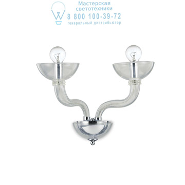 Ideal Lux 116600 CASANOVA AP2 TRASPARENTE накладной светильник прозрачный Ideal Lux 116600 CASANOVA AP2 TRASPARENTE накладной светильник прозрачный