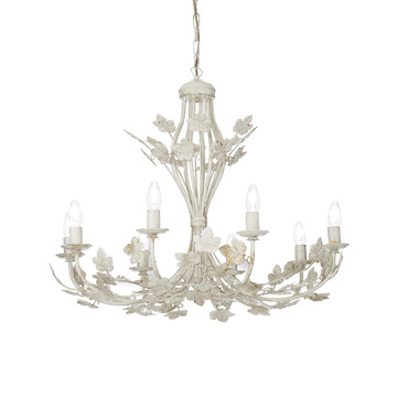 Ideal Lux 121574 CHAMPAGNE SP8 подвесной светильник белый