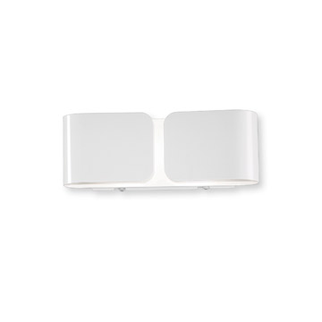 Ideal Lux 049236 CLIP AP2 MINI BIANCO накладной светильник белый