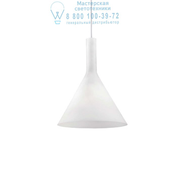 Ideal Lux 074337 COCKTAIL SP1 SMALL BIANCO подвесной светильник белый
