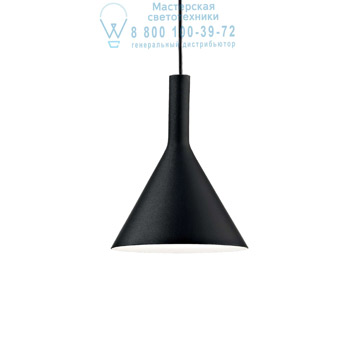 Ideal Lux 074344 COCKTAIL SP1 SMALL NERO подвесной светильник черный Ideal Lux 074344 COCKTAIL SP1 SMALL NERO подвесной светильник черный