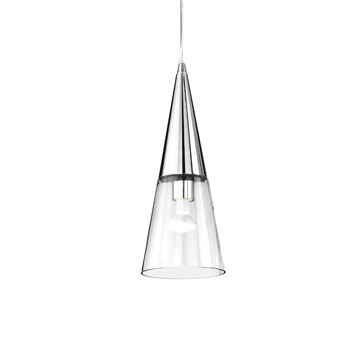 Ideal Lux 017440 CONO SP1 CROMO подвесной светильник хром