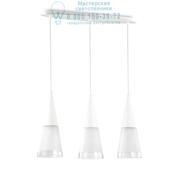 Ideal Lux 112381 CONO SP3 BIANCO подвесной светильник белый Ideal Lux 112381 CONO SP3 BIANCO подвесной светильник белый