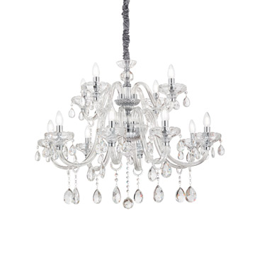 Ideal Lux 207483 CONTINENTAL SP12 подвесной светильник прозрачный