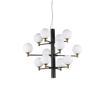 Ideal Lux 197319 COPERNICO SP12 NERO подвесной светильник черный Ideal Lux 197319 COPERNICO SP12 NERO подвесной светильник черный