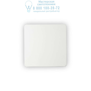 Ideal Lux 195728 COVER AP1 SQUARE SMALL BIANCO накладной светильник белый Ideal Lux 195728 COVER AP1 SQUARE SMALL BIANCO накладной светильник белый