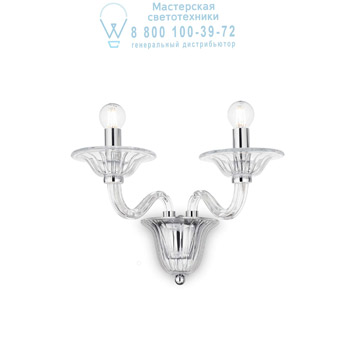 Ideal Lux 159966 DANIELI AP2 TRASPARENTE накладной светильник прозрачный Ideal Lux 159966 DANIELI AP2 TRASPARENTE накладной светильник прозрачный