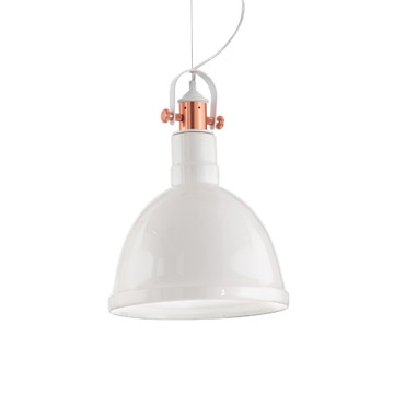Ideal Lux 166377 DEDA SP1 BIANCO подвесной светильник белый Ideal Lux 166377 DEDA SP1 BIANCO подвесной светильник белый