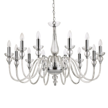 Ideal Lux 168906 DOGE SP12 TRASPARENTE подвесной светильник прозрачный
