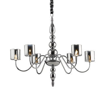 Ideal Lux 004556 DUCA SP6 подвесной светильник хром Ideal Lux 004556 DUCA SP6 подвесной светильник хром