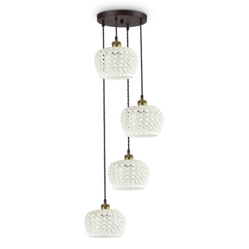 Ideal Lux 206790 EDELWEISS SP4 подвесной светильник белый Ideal Lux 206790 EDELWEISS SP4 подвесной светильник белый