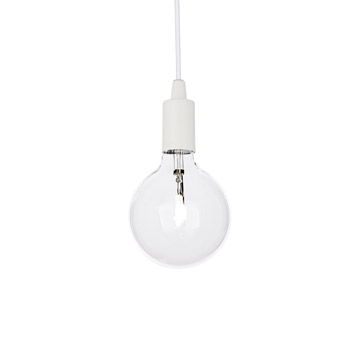 Ideal Lux 113302 EDISON SP1 BIANCO подвесной светильник белый Ideal Lux 113302 EDISON SP1 BIANCO подвесной светильник белый