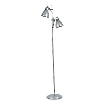Ideal Lux 042794 ELVIS PT2 ARGENTO торшер серый Ideal Lux 042794 ELVIS PT2 ARGENTO торшер серый