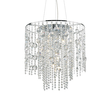 Ideal Lux 044767 EVASIONE SP10 подвесной светильник хром