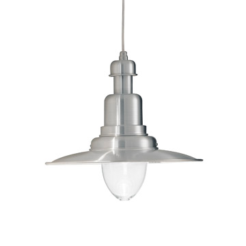 Ideal Lux 022819 FIORDI SP1 BIG ALLUMINIO подвесной светильник алюминий Ideal Lux 022819 FIORDI SP1 BIG ALLUMINIO подвесной светильник алюминий