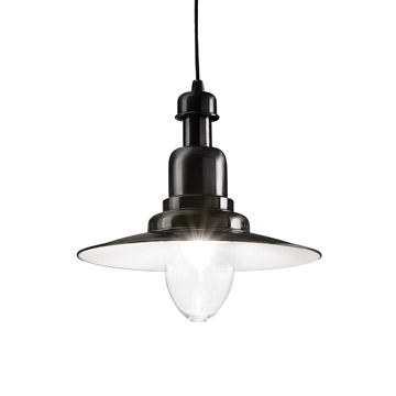 Ideal Lux 122052 FIORDI SP1 BIG NERO подвесной светильник черный