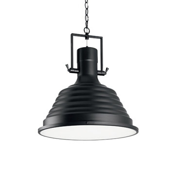 Ideal Lux 125831 FISHERMAN SP1 D48 NERO подвесной светильник черный Ideal Lux 125831 FISHERMAN SP1 D48 NERO подвесной светильник черный