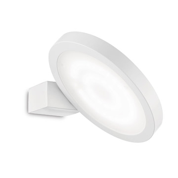 Ideal Lux 155395 FLAP AP1 ROUND BIANCO накладной светильник белый Ideal Lux 155395 FLAP AP1 ROUND BIANCO накладной светильник белый