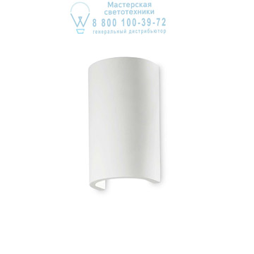 Ideal Lux 214696 FLASH GESSO AP1 ROUND накладной светильник белый Ideal Lux 214696 FLASH GESSO AP1 ROUND накладной светильник белый