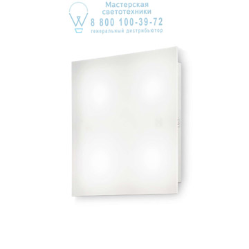 Ideal Lux 134895 FLAT PL4 D30 потолочный светильник белый Ideal Lux 134895 FLAT PL4 D30 потолочный светильник белый