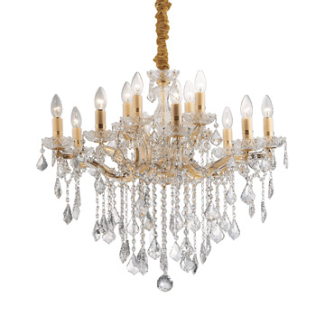 Ideal Lux 035611 FLORIAN SP12 ORO подвесной светильник Ideal Lux 035611 FLORIAN SP12 ORO подвесной светильник