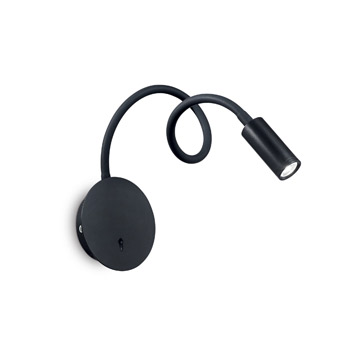 Ideal Lux 203195 FOCUS-2 AP1 NERO накладной светильник черный Ideal Lux 203195 FOCUS-2 AP1 NERO накладной светильник черный