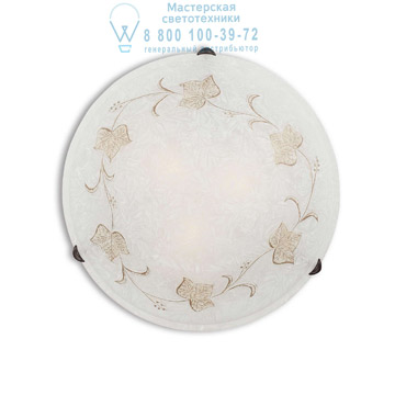 Ideal Lux 013817 FOGLIA PL3 D50 потолочный светильник янтарный