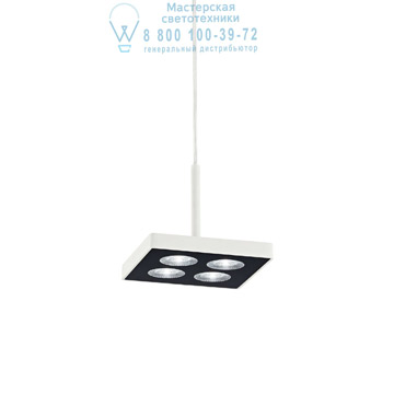 Ideal Lux 205823 GARAGE SP4 SQUARE BIANCO подвесной светильник белый Ideal Lux 205823 GARAGE SP4 SQUARE BIANCO подвесной светильник белый