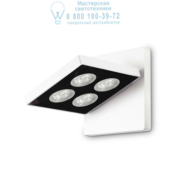 Ideal Lux 205861 GARAGE AP4 SQUARE BIANCO накладной светильник белый Ideal Lux 205861 GARAGE AP4 SQUARE BIANCO накладной светильник белый