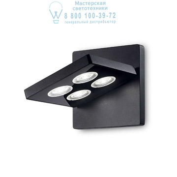 Ideal Lux 205878 GARAGE AP4 SQUARE NERO накладной светильник черный Ideal Lux 205878 GARAGE AP4 SQUARE NERO накладной светильник черный