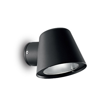 Ideal Lux 020228 GAS AP1 NERO уличный накладной светильник черный Ideal Lux 020228 GAS AP1 NERO уличный накладной светильник черный