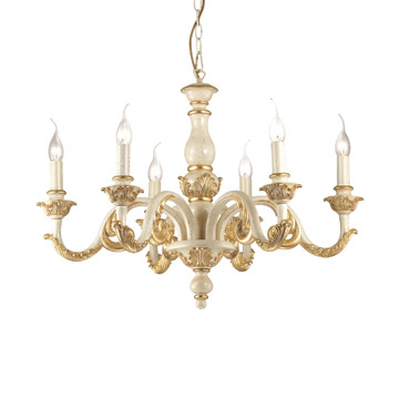 Ideal Lux 075327 GIGLIO SP6 ORO подвесной светильник 