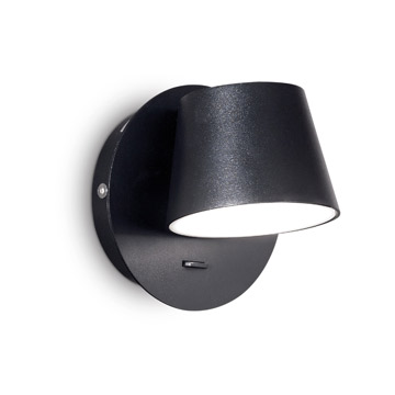 Ideal Lux 167121 GIM AP1 NERO накладной светильник черный Ideal Lux 167121 GIM AP1 NERO накладной светильник черный