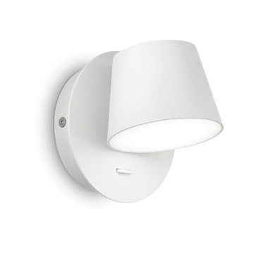 Ideal Lux 167152 GIM AP1 BIANCO накладной светильник белый Ideal Lux 167152 GIM AP1 BIANCO накладной светильник белый