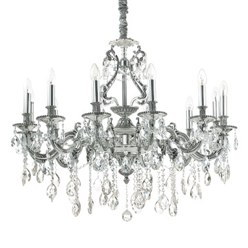 Ideal Lux 164953 GIOCONDA SP12 ARGENTO подвесной светильник серый