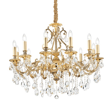 Ideal Lux 164960 GIOCONDA SP12 ORO подвесной светильник Ideal Lux 164960 GIOCONDA SP12 ORO подвесной светильник